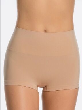 SPANX Seamless Boyshorts in Tan Vintage Rose XL NWT